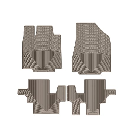 Weathertech Tan, Front and Rear All Weather Floor Mats W298TN-W302TN