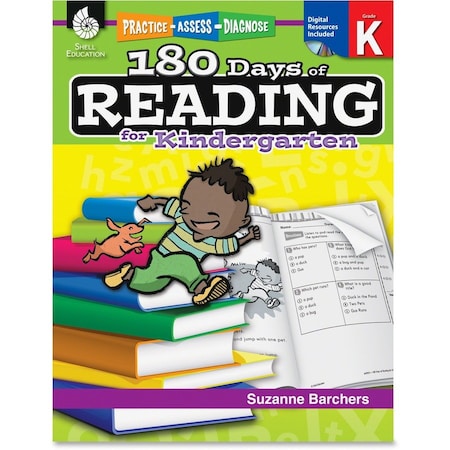 Shell Education 180 Days of Reading for Kindergarten 50921