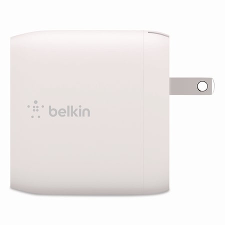 Belkin BOOST CHARGE Dual USB-A Wall Charger, White WCB002DQWH