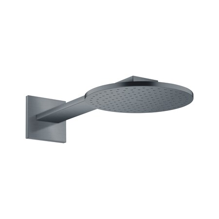 Axor ShowerSolutions Showerhead 250 2- Jet with Showerarm Trim, 1.75 GPM in Brushed Black Chrome 35364341
