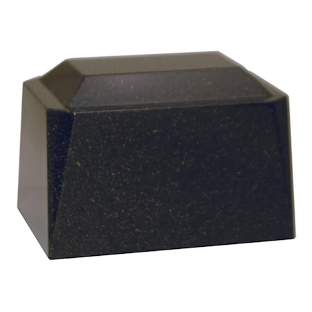 Fasttrack2Fitness Cultured Granite Cremation Alta Adult Urn, Black FA2177863