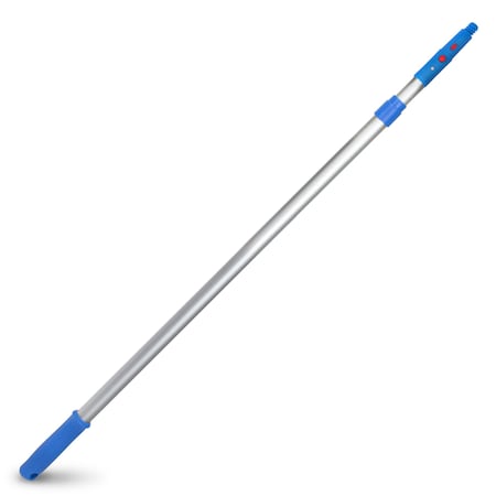 Gritt Commercial 6' Telescopic Pole, Aluminum, Adjustable 3.5 - 6' length with Click / Lock Adapter Cone GRI106-6F-12PK-ZORO
