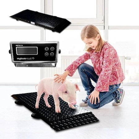 Prime Systems New Livestock Scale Vet Scale Drum Scale Floor Scale Pallet Scale 1,500 lb PS-FSLV-1500