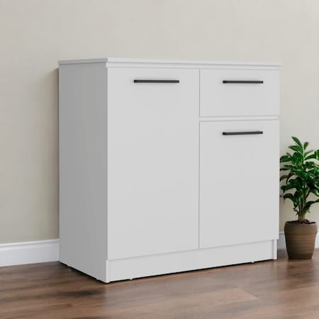 Homeroots 36" White Drawer Double Dresser 534916