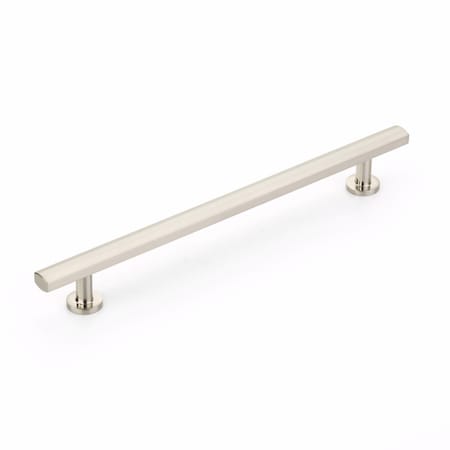 Schaub 8in Center to Center Heathrow Cabinet Pull Brushed Nickel Finish 555-BN