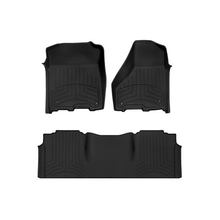Weathertech Black, Front and Rear FloorLiner HP 444781IM-444772IM