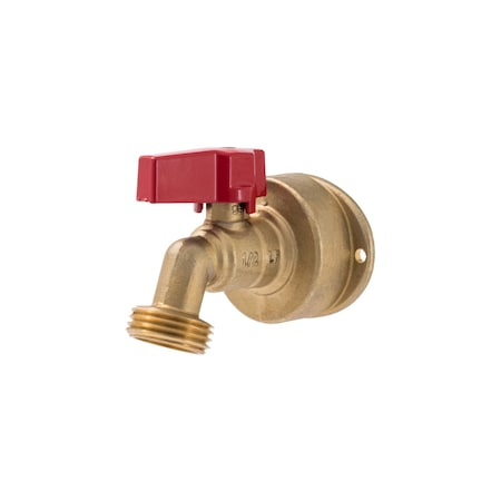 Proline Series Brass 1/2-in PF x 3/4-in MHT 1/4 Turn Hose Bibb 1103-153