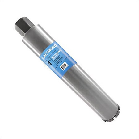 Lackmond SPL Laser Weld Segmented Wet Core Bit, 4 in Drill - Fraction, 0.1575 in Drill - Decimal Inch 50040