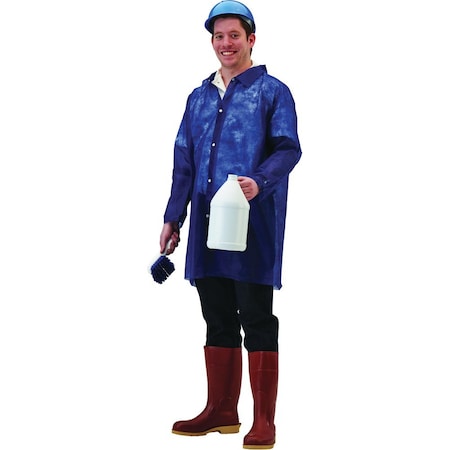 Workhorse Polypropylene Lab Coats, 30PK E5420313