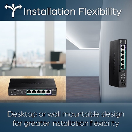 Trendnet 5-Port Unmanaged 2.5G PoE+ Switch TPE-TG350