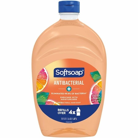 Softsoap Hand Soap, Antibacterial, Moisturizing, Crisp Clean, 6 PK US05261A
