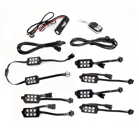 Race Sport ColorADAPT 8 Piece Light 6SMD POD RGB RS08RGB