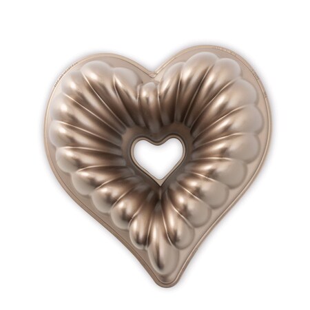 Nordic Ware 10.5 in. W X 11 in. L Heart Bundt Pan Pink 1 pc 55548