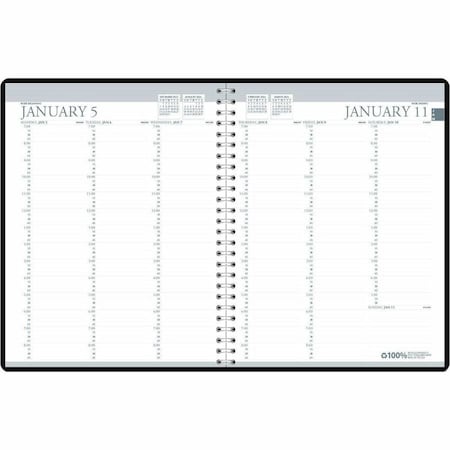 House Of Doolittle Recycled Professional Weekly Planner, 15-Minute Appts, 11 x 8.5, 12-Month (Jan to Dec): 2025 HOD27202