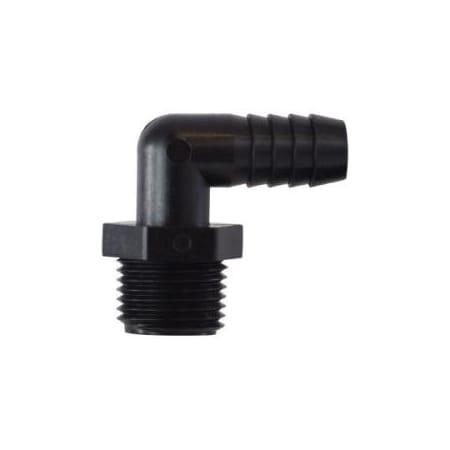 Midland Industries ELBOW 90 DEG 3/4IN HOSE BARBED 1/2IN MIP 33313P