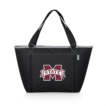 Picnic Time Family Of Brands NCAA Mississippi State Bulldogs Topanga Tote Cooler Bag - Soft Cooler Bag - Picnic Cooler, Black 619-00-175-384-0