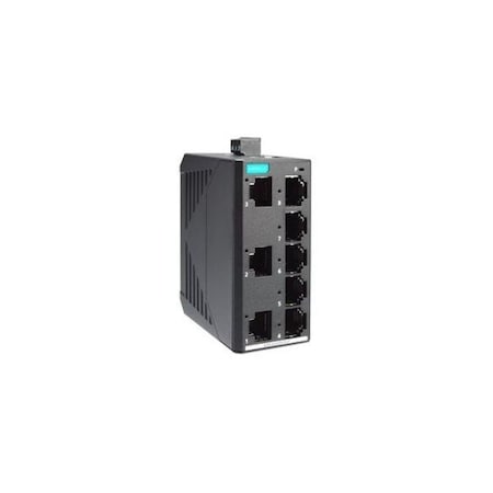 Moxa 8-Port full gigabit Entry-level Unmanaged Switch, 8 Fast TP ports, -10 to 60 degC EDS-G2008-ELP