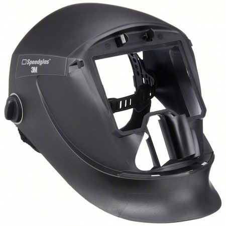3M Speedglas Welding Helmet, Passive Type, Black/Silver 04-0112-00NC