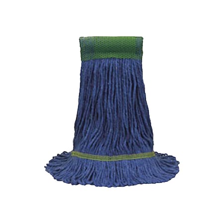 Bsl Synthetic Blend Wet Mop Head, Looped-End / Tailband Wide Band 14 oz No 16, PK12 5125
