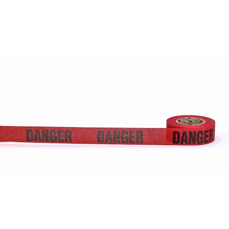 Mutual Industries REPULPABLE TAPE 2in DANGER RED, 24PK 17771-79-2000