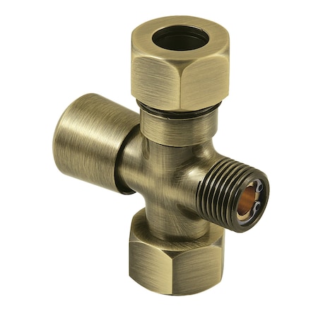 Kingston Brass Shower Riser Diverter, Antique Brass ABT1060-3