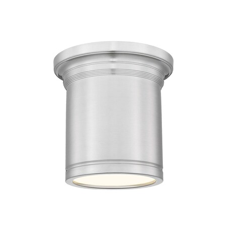 Z-Lite Bentley Brushed Nickel 1 Light Flush Mount 7702F8-BN-LED