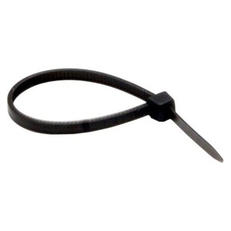 Cable Wholesale Cable Tie, 4 in L, Black, Nylon, 18 lb Strength, 100 PK 30CV-00100BK