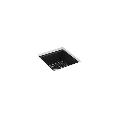 Kohler Kitchen Sinks, Undermount, Neoroc Composite, 18.3 in W x 17.5 in L x 33711-CM1