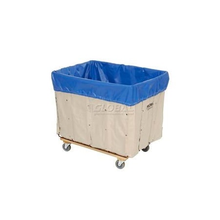 H.G. Maybeck Co HG Maybeck Hamper Basket Liner, 10 Oz. Vinyl, 12 Bushel, Blue HBL12RV-BL