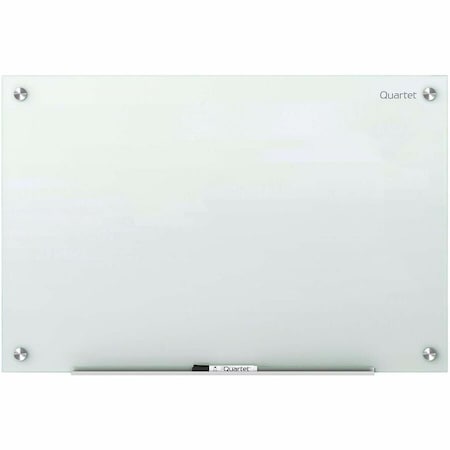 Quartet Infinity Magnetic Glass Marker Board, 36 x 24, White G3624W