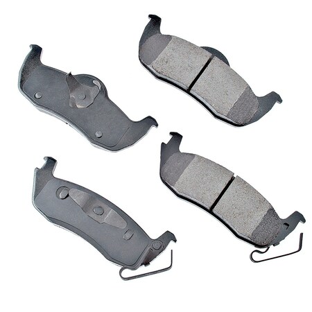 Akebono 05-10 Jeep Commander-Gr Cherokee:Rear Street Perf Pad, Asp1087 ASP1087