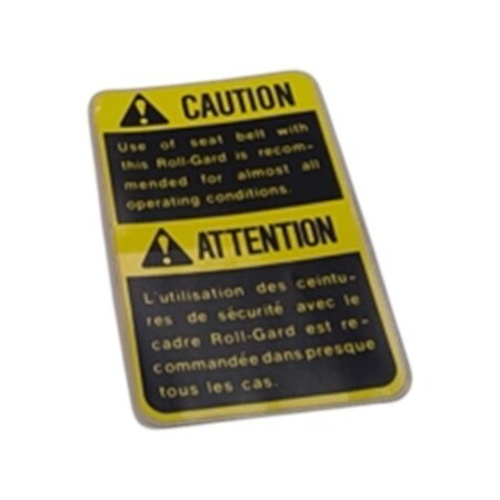 John Deere SAFETY SIGN, JOHN DEERE OEM R66015 R66015