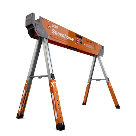 Bora Speedhorse 45.13 in. H X 5.95 in. W X 3.3 in. D Adjustable Sawhorse 1500 lb. cap. 1 pc PM-4550