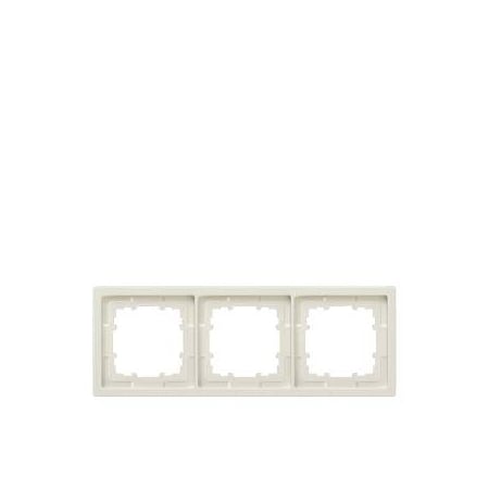 Siemens DELTA style, titanium white frame 3-fold, 224x 82 mm 5TG1323