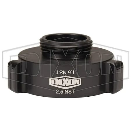 Dixon The Right Connection Reducer Rocker Lug Hydrant Adapter, 2-1/2 x 1-1/2 in, FNST x MNST, Aluminum, Do N37-25F15F