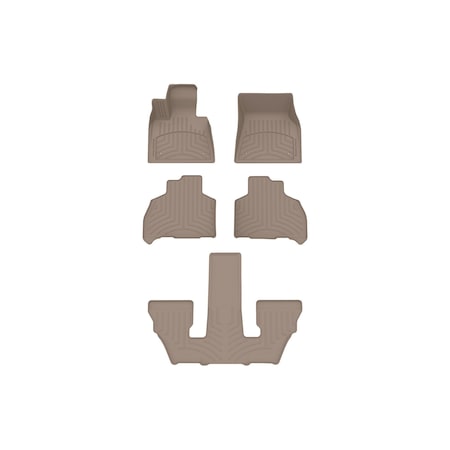 Weathertech Tan, Front and Rear and Rear FloorLiner HP 451507-1-5-6IM