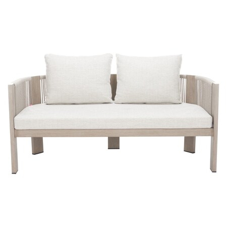 Homeroots 59" Beige Polypropylene Sofa 667649