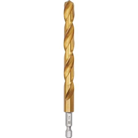 Do It Best 7/16'' Impact Ready Titanium Hex Shank Drill Bit QJDIB-DB-058
