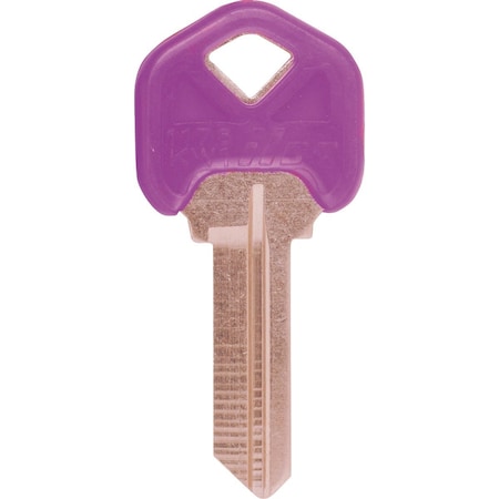Ilco Kwikset Design Decorative House Key KW1-Violet , 5PK IAK00004360