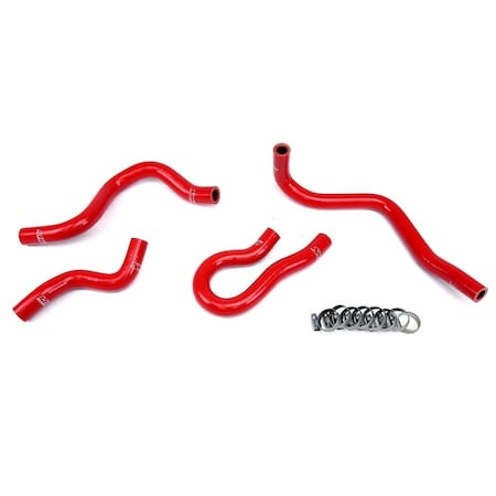 Hps Performance High Temp Reinforced Silicone Heater Coolant Hose Kit, Red, 57-1769-RED