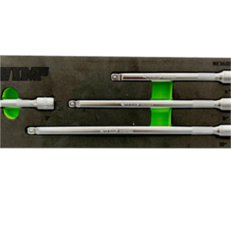 Adiciones 0.37 in. Drive Wobble Extension Set - 4 Piece AD3541299