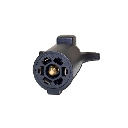 Switch Components Step-Down Adapter, 7-Pole RV to 5-Pole Flat with Boot TCAW-75-W