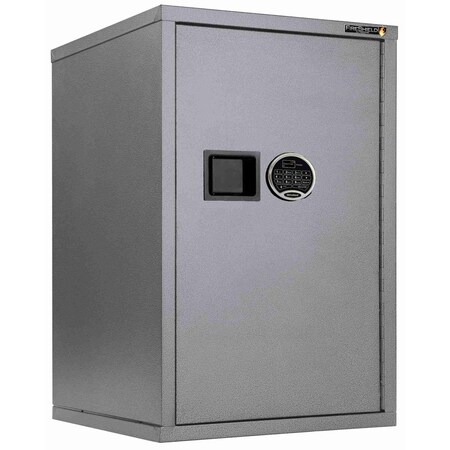 Fireking Fire Rated - storage cabinet with elock - 34"H Silver Texture HSC-3422-DSTEL