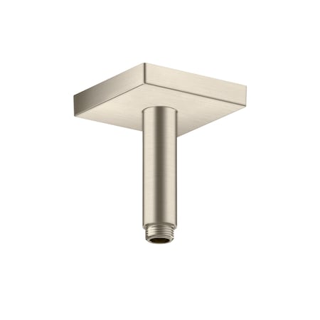Axor ShowerSolutions Extension Pipe for Ceiling Mount Square, 4" in Brushed Nickel 26437821
