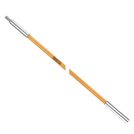 Bes Products 3' x 1/4'' Fiberfish Yellow Rod - Bullnose/Female FIB110