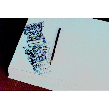 American Paper Converters Fibrous Bogus Drawing Paper, 80 lbs, 12 x 18 in., Gray, 250PK 206336