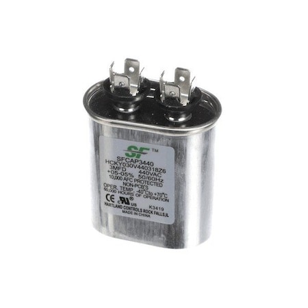 Trane CAPACITOR, 3MFD 370/440V OVAL RUN CAPACI SFCAP3440