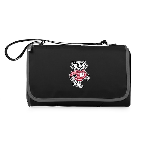 Picnic Time Family Of Brands NCAA Wisconsin Badgers Blanket Tote Outdoor Picnic Blanket - Beach Blanket 820-00-175-644-0