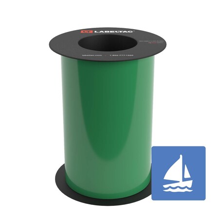 Labeltac Marine Supply 8in x 75ft LT9, Green LT805MN-C