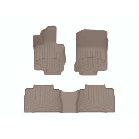 Weathertech Tan, Front and Rear FloorLiner HP 451533-1-4IM